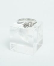 Antiker Brillantring aus 750/000 Weissgold ca.0,45ct  A979