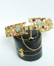 Antiker Armreif aus 22ct Gelbgold wohl Persien um 1920 A1545