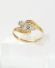 Eleganter Cylon Safir Brillant Ring aus 750/000 Gelbgold A1769