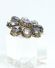 Antike Amethyst Brosche aus 800/000er Silber um 1880 A1813