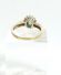 Englischer Smaragd Brillant Damenring aus 375/000 Gelbgold A1832