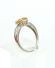Citrin Diamant Damenring in 375/000 Weissgold A1861
