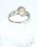 Citrin Diamant Damenring in 375/000 Weissgold A1861