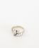 Edler 585/000 Weissgold ca. 0,50ct Brillantring mit Safir A535