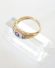Englischer Amethyst Diamantring aus 375//000 Gold  A28