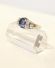750/000 Weissgold 1,25ct Safir - Brillantring mit 0,60ct A605