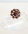 Wertvoller Granatring aus 585/000 Rotgold A869
