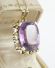 Grosser Amethyst Anh�nger um 1930 mit 585/000 Gelbgold A1039