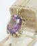 Grosser Amethyst Anh�nger um 1930 mit 585/000 Gelbgold A1039