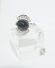 Moderner, futuristischer Ring in 585/000 Weissgold mit Onyx A104