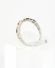 Sch�ner Vario Safir Brillant Ring in 375/000 Weissgold A1307