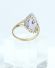 Oppulenter Amethyst Damenring in 375/000 Gelbgold A1356