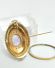 Antikes Medaillon aus 585/000 Gelbgold mit sch�nem Amethyst A162
