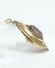 Antikes Medaillon aus 585/000 Gelbgold mit sch�nem Amethyst A162
